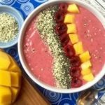 Frozen Raspberry & Mango Smoothie Bowl