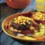Caribbean Beef Burgers with Mango Salsa