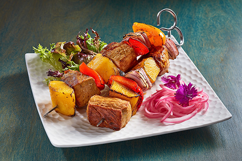 Indonesian-Spicy-Mango-Pork-Skewers